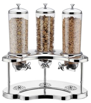 China Convenient and Durable Original Manufacture Stainless Steel Buffet Equipment Multifunctional Sealed Grain Dispenser for sale