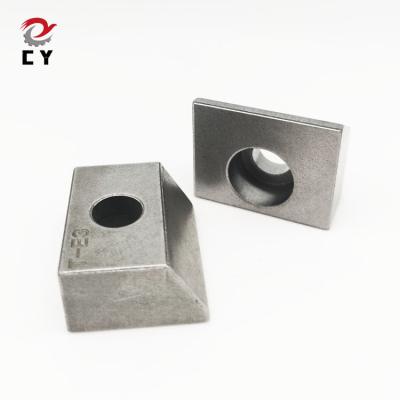 China Heavy Industry T1 Powder Metallurgy Metal Parts Locking T Nut For CNC Linear Guide for sale