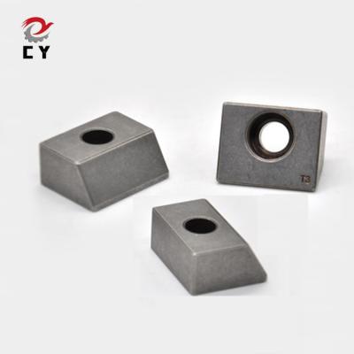 China Heavy Industry Powder Metallurgy T3 Linear Guide Lock T Square Nut Small Metal Parts for sale