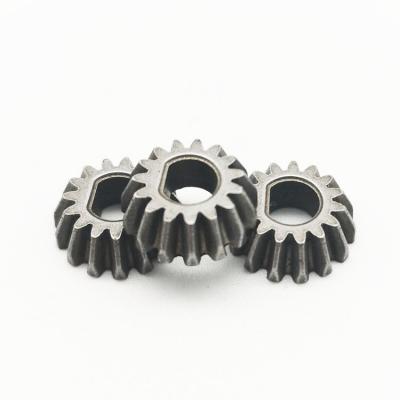 China Precision High Strength Iron Powder Metallurgy Parts Free Sample Small Tooth Machining Bevel Gear for sale