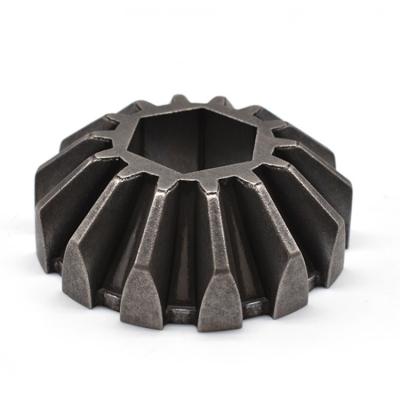 China High Strength Powder Metallurgy Cast Metal Stamping Parts Sintered Custom Transmission Bevel Gear Wheel for sale