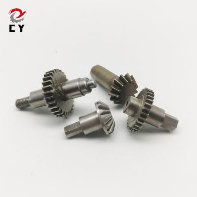 China High Precision High Strength Custom P.M. Transmission Gearbox Parts Crank 1 Inch Counter Gear Shaft Cup for sale