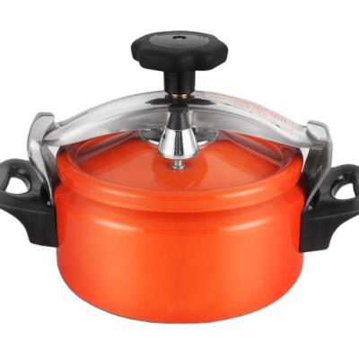 China Sustainable aluminum pressure cooker with mirror polish and bakelite handle for sale