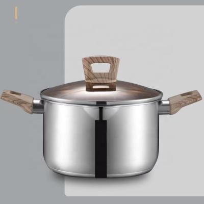 China Sustainable Stock Stainless Steel Soup Stock Pot Kitchen Stainless Steel Stock Pot for sale