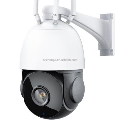 중국 Outdoor Built-in Siren 5MP 3G 4G SIM Card PTZ Security IP Camera 30X Zoom HD Speed ​​Dome Wireless CCTV Surveillance Cam 80m IR CamHipro APP 판매용