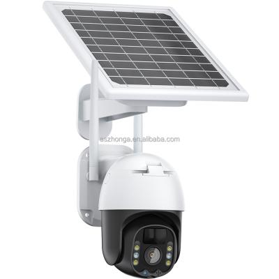 Κίνα Human Motion IP Camera PTZ Dome Battery Monitoring Cam PIR AI Detection Color CamHipro Night Vision 4G SIM Card Solar Panel Security προς πώληση