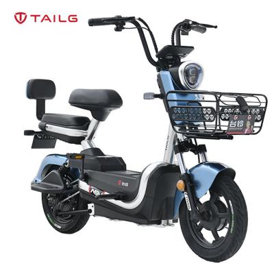 China Aluminum Alloy TAILG 100Km Chain Bike Lithium Battery Electric Bicycle for sale