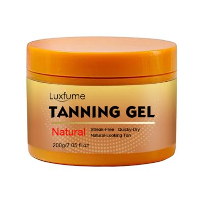 China Private Label Tanner Sunless Tanning Water Self Tanner Instant Body Gel Natural Bronzer for sale