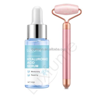 China Skin Revitalizer Face Care OEM/ODM Deep Nourishing Hyaluronic Acid Whitening Serum Manufactures With Roller for sale