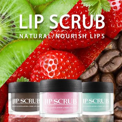 China Organic And Natural Custom Exfoliation Logo Sunscreen Lip Scrub Private Label Moisturizing for sale