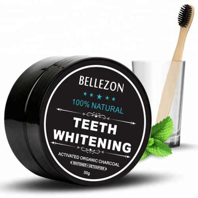 China Private Label Activated Charcoal Antibacterial Teeth Whitening Powder for sale