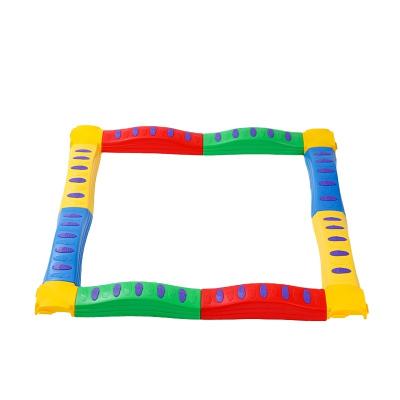 China Plastic Sensory Toys Home Vestibule Kindergarten Training Equipment Tactile Balance Board Toys For Children for sale