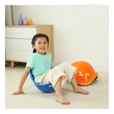 China Hot Sale Plastic Craft Indoor Sensory Kids Funny Balance Progression Stones Children And Outdoor Toys Rocking Spinning Balance Chair for sale