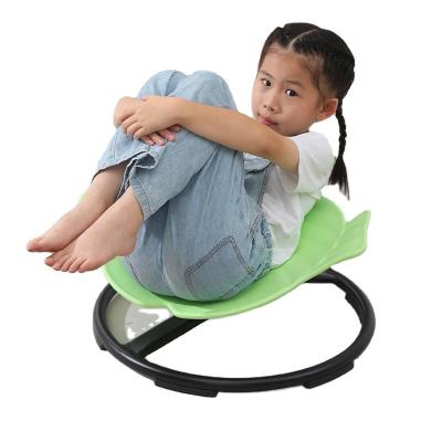 China Liyou New Fish Shape Plastic Turntable Sensory Toys For Autistic Children Play Swivel Chair Swivel Sensory Dish for sale