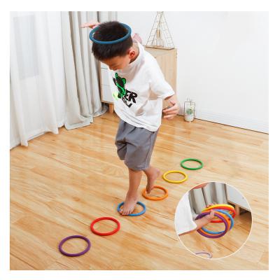 China New Liyou Plastic Design Sensory Integration Training Equipment Children Throwing Colorful Plastic Sensory Olive Ring Children's Play Toys for sale