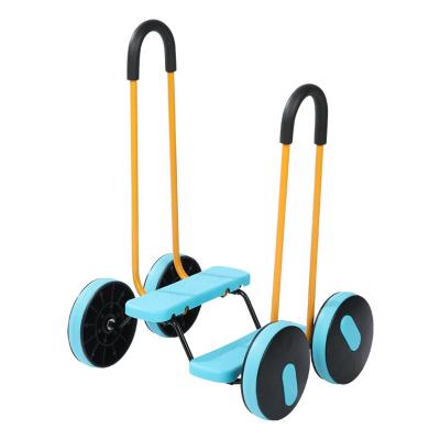 China Children Plastic Training Equipment Balanced Bicycle For Household Kindergarten Outdoor Educational Toys With Four Wheels for sale