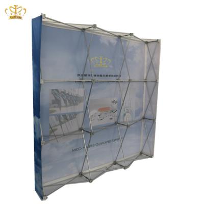 China Good Quality Strong 8*8ft Aluminum Fabric Backdrop Pop Stand for sale