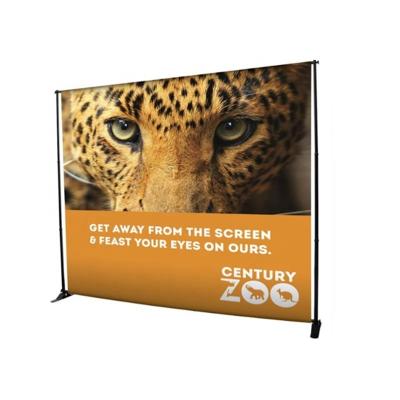 China Show Aluminum Telescopic Cloth 8x8ft, 10ft x 8ft, 10x10ft Backdrop Display Wall Banner Stand for sale