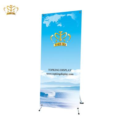 China High Quality Silver Aluminum Display / Exhibition Advertising X Banner Stand for sale