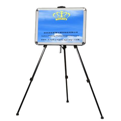 China Fashionable High Quality Adjustable Tripod Stand Poster Display Racks Advertising For Store for sale