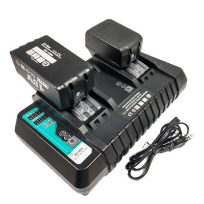 China Machine Tool Battery Charger For MA-kita DC18RD Dual Interface Universal Charger For Makita Li-ion Bl1860 bl1840 Bl1430 14.4V 18V Fast Optimum Battery Charger for sale