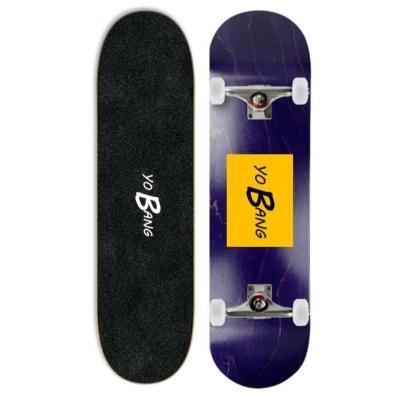 China Full Canadian Maple 7ply Skateboard Matte Truck Street Skate For Adult for sale