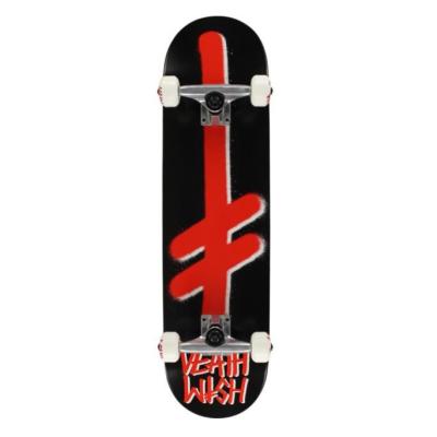 Cina Deathwish pattina gruppo Logo Black/pattino completo rosso/bianco - 8