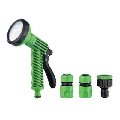 China JUNSHEN Direct Selling High Quality ABS Factory Variable Flow Controls Shower 4pcs Spray Gun Plastic Spray Nozzle Set for sale