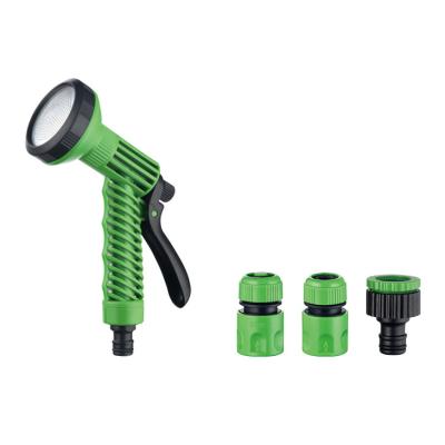 China JUNSHEN Direct Sale High Quality ABS Factory Variable Flow Controls Shower 4pcs Spray Gun Plastic Spray Nozzle Set With Best Price for sale