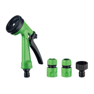 China JUNSHEN Direct Selling High Quality 4pcs 5-Function Variable ABS Factory Flow Controls Plastic Spray Gun Spray Nozzle Set for sale