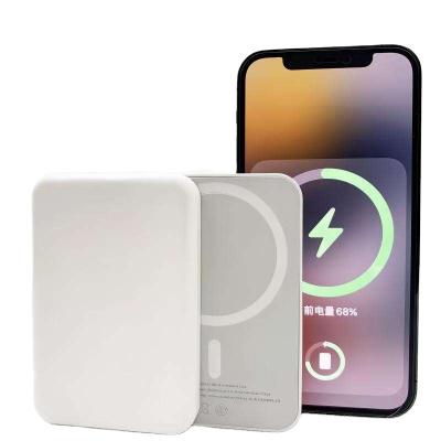 China Magnetic Pack Mag Powerbank Mobile Phone Safe Mini Wireless Charger Portable Power Bank Ultra Thin Dropshipping Original Warehouse USA Charger Battery for sale