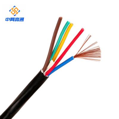 China Overhead PVC Insulation Flexible PVC Control Cable Double Sheath Shielded PVC Insulated 6 Core 0.3mm2 Copper Control Cable for sale