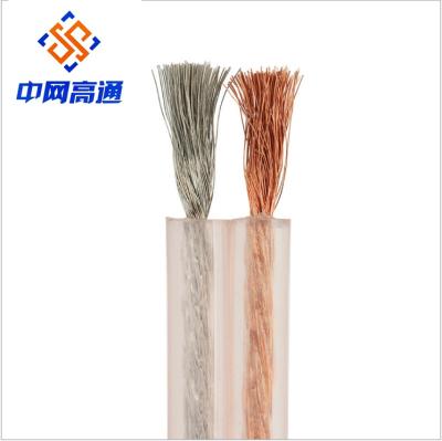 China Speaker instrument microphone audio cable electric wire transparent speaker cable for sale