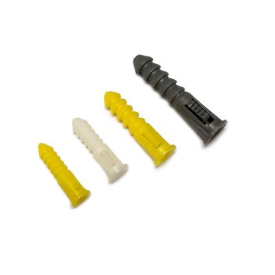 China Sleeve: PA/PE; Screws: Steel Made China Top Quality Ribbed Plastic Screw Anchor Plastic Drywall Anchor Bolt Nylon Plastic for sale