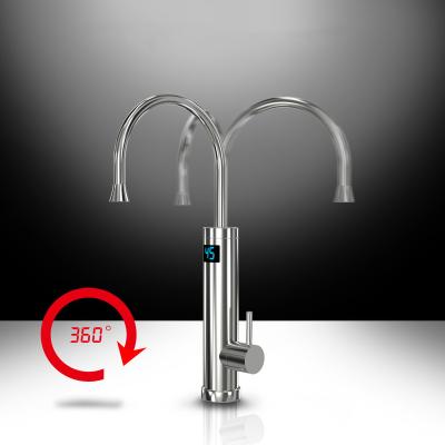 China Advanced Technology Thermostatic SUS 304 Instant Hot Water Faucet Heater Water Faucet With Digital Display for sale