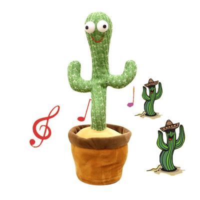 China New Design Eco-friendly Custom Design Saxophone Cactus Plush Toys Stuffed Toy Custom Plush Other Toys Dancing Soft for sale