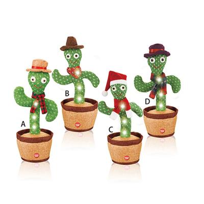 China Gift Kids Toy Amazon Hit Kids Toy Plush Cactus Dancing Toys For Children Over 3 Years Old for sale