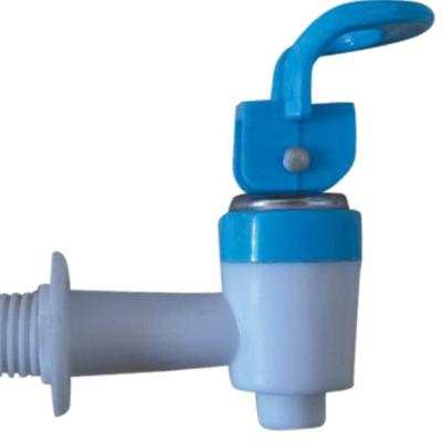 China Disposable Blue Outdoor Type Water Tap Water Cooler Valve Pin Dispenser Drinking Type for sale