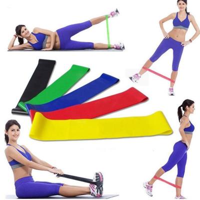 China New Design Easy Clean Sport Latex Elastic Stretch Resistance Fitness Exercise Bands for sale