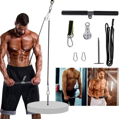 China Durable Adjustable Length DIY Fitness Lift Pulley Cable System For Home Gym Sport Training for sale