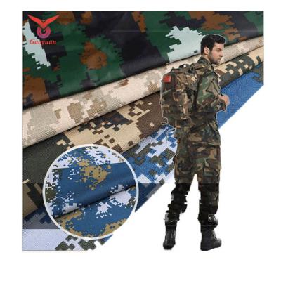 China Waterproof 100% Waterproof Polyester Oxford Camouflage Wear-Resistant PU PVC Printed Fabric For Shoes Bags Luggage Military Uniform Tent for sale