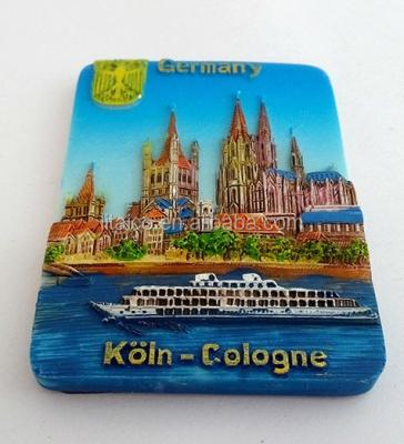 China Environmentally Friendly Poly Resin Souvenir Fridge Magnet for sale