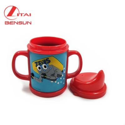 China Sustainable 3D Embossed Soft PVC Silicone ABS Mug , Creative Mug for sale