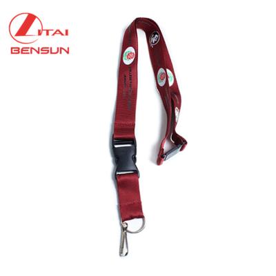 China Promotional Gift Cheap Nylon Security Release Lanyard With Logo Print for sale