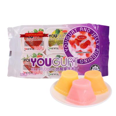 China OEM/ODM 192g Zero Loss Jelly Price Natural Cheap Mango Orange Flavor Fat YUGURT Jelly Pudding Edible Fruity Weight Strawberry Three for sale