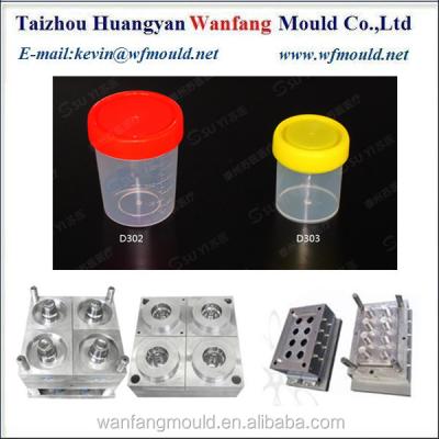 China Plastic mold plastic supplier taizhou urine cup urine cup mold factory for sale