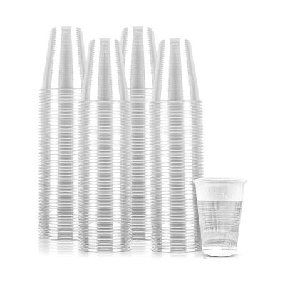 China PET Eco-Friendly 24 Ounce Plastic Clear Cups With Flat/Dome Lids To Go For Iced Coffee Bubble Boba Tea Smoothie for sale