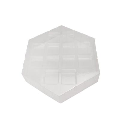 China 100% Food Grade Materials Protector High Quality Blister Shape Custom Sizes PET Clear Plastic Tray PET Double Clamshell Wrapper for sale