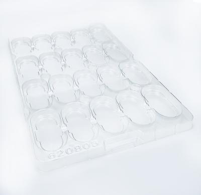 China 100% Food Grade Materials Disposable Customized Durable Blister Plastic Clamshell Insert Clear Trays for sale