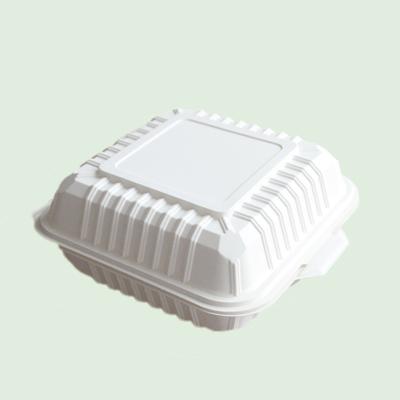 China Disposable Food Fruit Packing Cornstarch Food Container Eco Friendly 8 Inch Food Bowl for sale